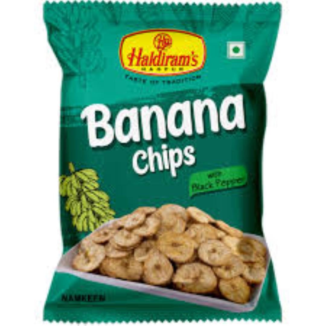 HALD.BANANA CHIPS B/PEPPER 100G